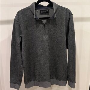 Under Armour Men's Charcoal Zip-Up Sweater